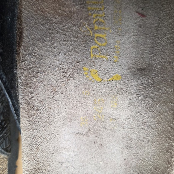 Birkenstock Papillio Arizona sandal Metallic Stones Black Womens Sz 38 - Picture 8 of 13